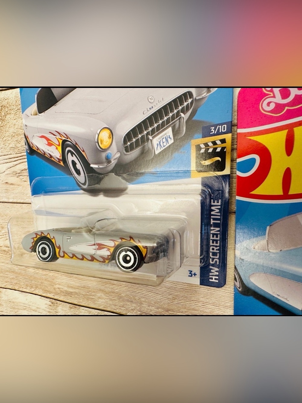 Hot Wheels and Barbie Die-Cast Car Pack - Pink, Blue, Silver*Brand New/Sealed! - Picture 2 of 6